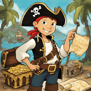 Pirate (boy’s name) and the lost treasure map