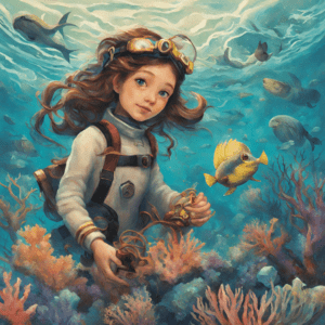Secrets of the sea: (Girl's name)'s underwater odyssey